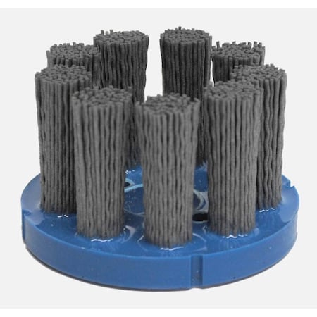 Weiler 3" Nylox Disc Brush Crimped Filament .040/120SC Fill 7/8" Arbor Hole 85778